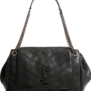 Yves Saint Laurent Nolita Black Medium Bag